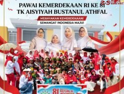 Gagah dan Menggemaskan! Pasukan Cilik TK Aisyiyah Bustanul Athfal Hipnotis Warga Dharmasraya di Pawai HUT RI ke-81