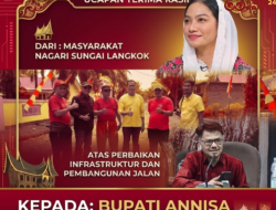 Sinergi Bupati Annisa dan Poniman Hadirkan Jalan Rigid Beton Rp1,5 M, di Nagari Sungai Langkok Warga Sampaikan Terima Kasih