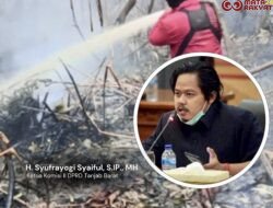 Ketua Komisi II DPRD Tanjung Jabung Barat Desak Satgas Karhutla Aktif Bersinergi agar Penanganan Kebakaran Hutan dan Lahan Lebih Maksimal
