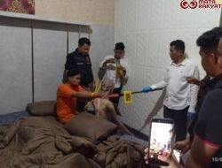 Polres Dharmasraya Gelar Rekonstruksi Kasus Pembunuhan Wanita di Hotel Sakato Jaya, Tersangka Peragakan 14 Adegan