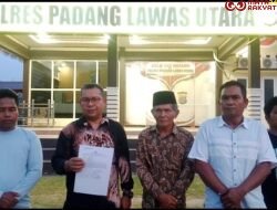 Dugaan Penyerobotan dan Pengrusakan Lahan, Kades Nagasaribu Dilaporkan ke Polres Paluta