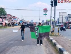 HMI Cabang Dharmasraya Pilih Turun ke Jalan Dibanding Ikut Pesta Rakyat, Galang Dana Gempa NTT