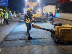 Wujudkan Jalan Tol yang Andal dan Berkualitas, PT Jasamarga Tollroad Maintenance Laksanakan Pekerjaan Preservasi di Ruas Jalan Tol Semarang