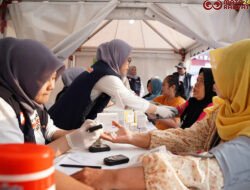 Semarak Merah Putih BRI Region 6 Hadirkan Pemeriksaan Kesehatan Gratis bagi Masyarakat Pasar Malaka Rorotan