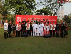 Tim Pengibar Bendera dan Petugas Upacara BRI Region 6 Tampil Penuh Dedikasi