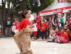 Semarak Merah Putih Kemerdekaan BRI Region 6, Warga Pasar Malaka Rorotan Antusias Ikuti Lomba 17-an