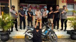 Tim Badak Polsek Sitiung Tangkap Terduga Pelaku Penipuan Dan Penggelapan Ranmor