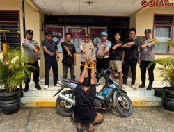 Tim Badak Polsek Sitiung Tangkap Terduga Pelaku Penipuan Dan Penggelapan Ranmor