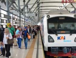 KA Srilelawangsa Tertemper Kendaraan di Perlintasan Resmi Terjaga Binjai, Perjalanan Kereta Tetap Aman