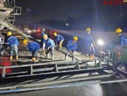 Pastikan Kondisi Jalan Tol Tetap Optimal, PT Jasamarga Tollroad Maintenance Laksanakan Rekonstruksi Perkerasan di Ruas Tol Jagorawi