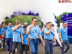 Rayakan HUT Ke-37, Bank Raya Hadirkan Pengalaman Raya Active melalui Jalan Sehat