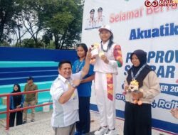 Dharmasraya Tambah Emas dari Cabang Akuantik Porprov Sumbar