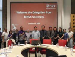 Faculty of Engineering BINUS University Bekerjasama dengan Tongji University untuk Pengembangan Akademik dan Kerjasama Riset